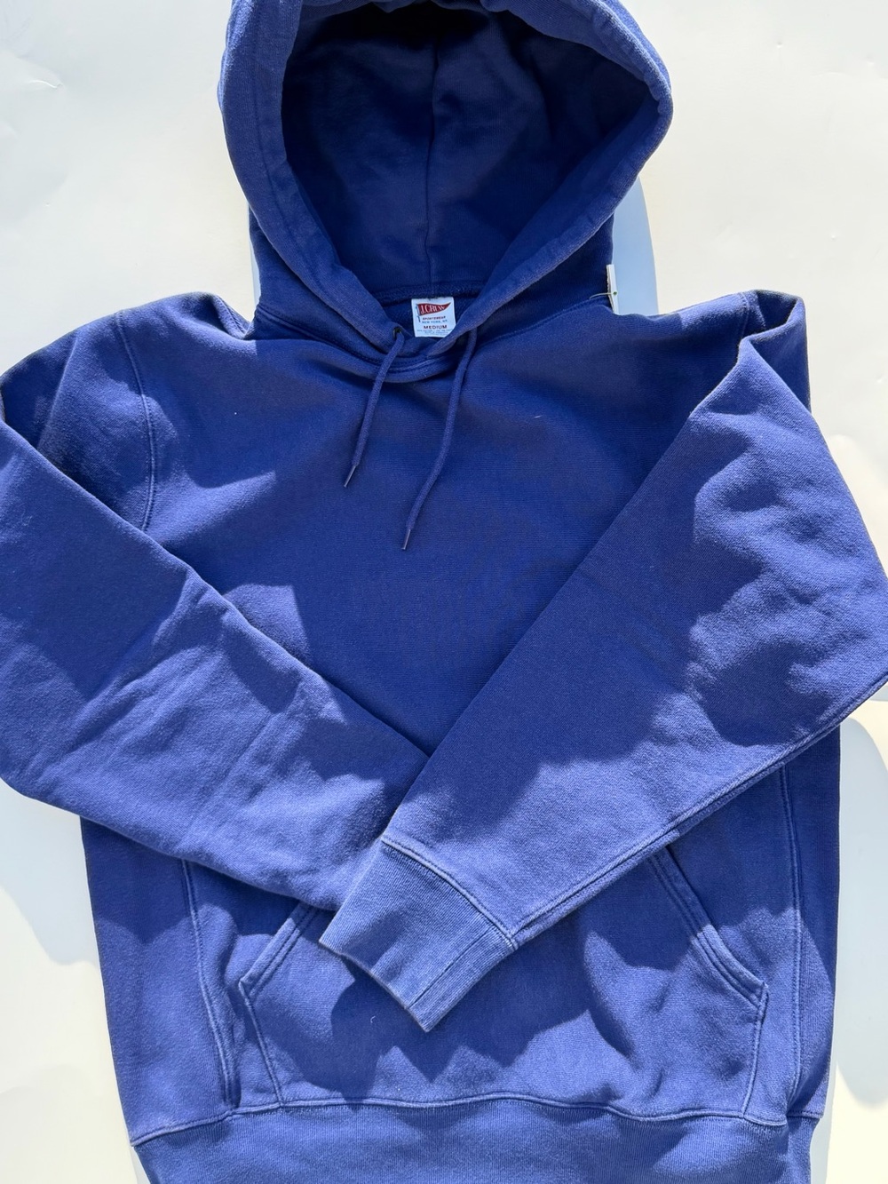 J Crew Reimagined Classic Men's Blue Pullover Hoodie